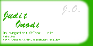 judit onodi business card